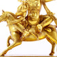 A Wonderful Gilt-Bronze Figure Of Vajrapani Seated On A Horse