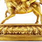 A Wonderful Gilt-Bronze Figure Of Vajrapani Seated On A Horse