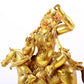A Wonderful Gilt-Bronze Figure Of Vajrapani Seated On A Horse