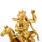 A Wonderful Gilt-Bronze Figure Of Vajrapani Seated On A Horse