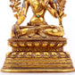 A Brilliant Gilt-Bronze Gem-Inlaid Figure Of White Tara