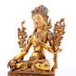 A Brilliant Gilt-Bronze Gem-Inlaid Figure Of White Tara