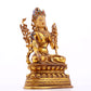 A Brilliant Gilt-Bronze Gem-Inlaid Figure Of White Tara