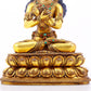 A gilt bronze statue of Vajrasattva inlaid with hundreds of treasures