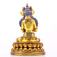 A gilt bronze statue of Vajrasattva inlaid with hundreds of treasures