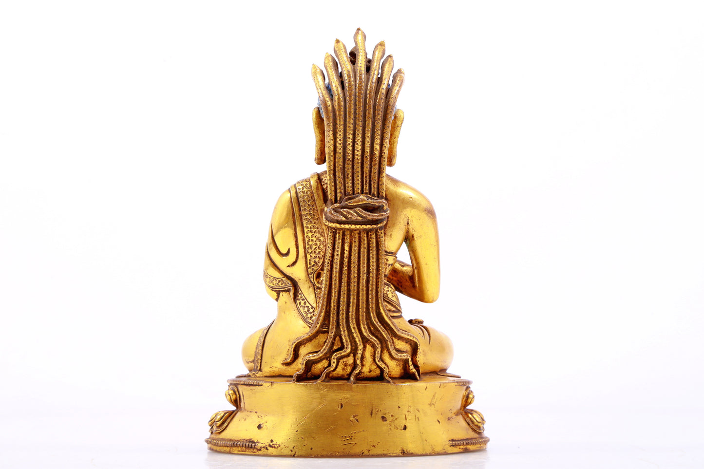 A Magnificent Gilt-Bronze Figure Of Buddha Shakyamuni