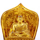 A gilt bronze statue of the guru