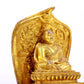 A gilt bronze statue of the guru