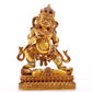 A gilt bronze Vajra statue