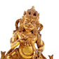 A gilt bronze Vajra statue