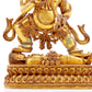 A gilt bronze Vajra statue