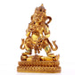 A gilt bronze Vajra statue