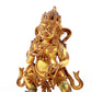 A gilt bronze Vajra statue