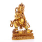 A gilt bronze Vajra statue