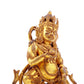 A gilt bronze Vajra statue