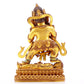 A gilt bronze Vajra statue