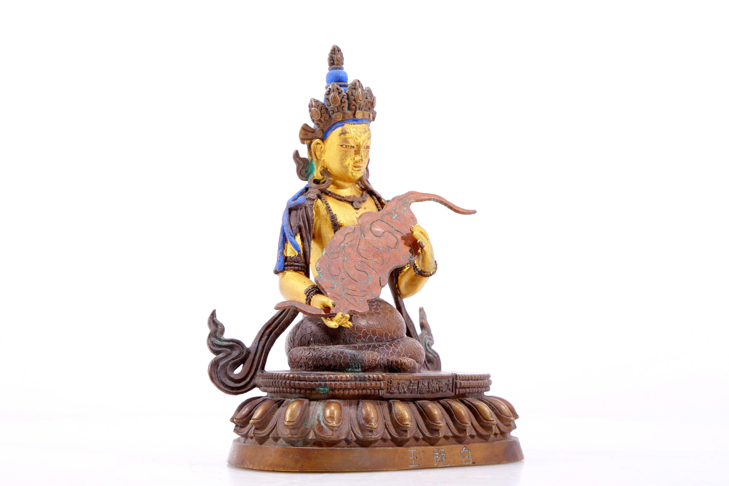 A Brilliant Pair Of Gilt-Bronze Figures Of Bodhisattva