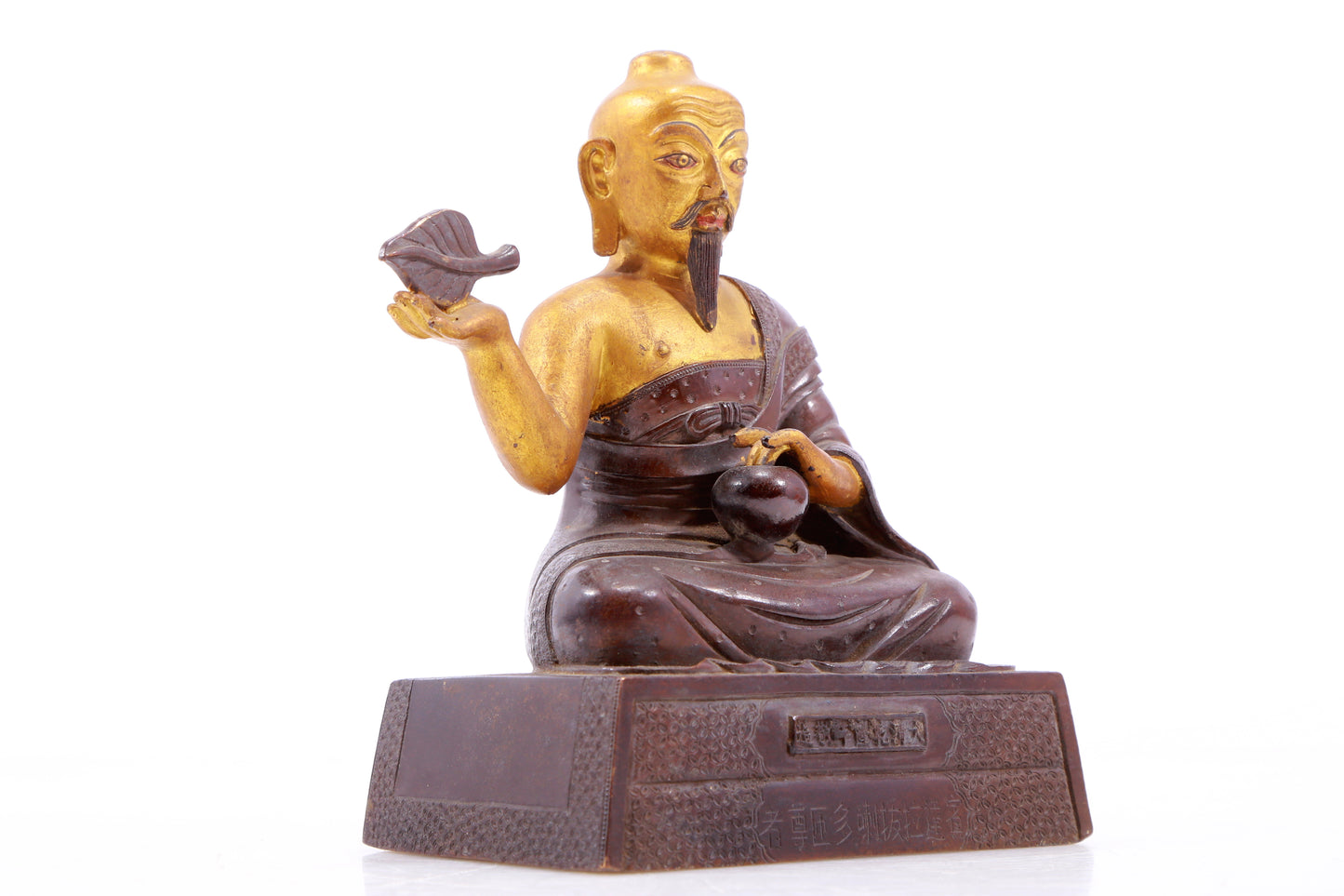 Magnificent Gilt-Bronze Figure Of Mahasiddha