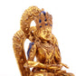 A gilt bronze statue of Bodhisattva