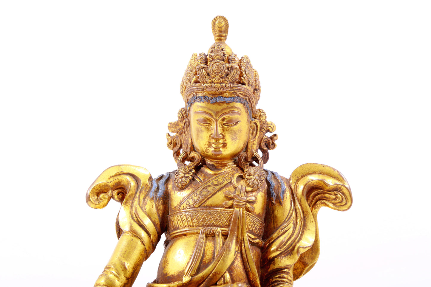 gilt bronze statue of Guanyin