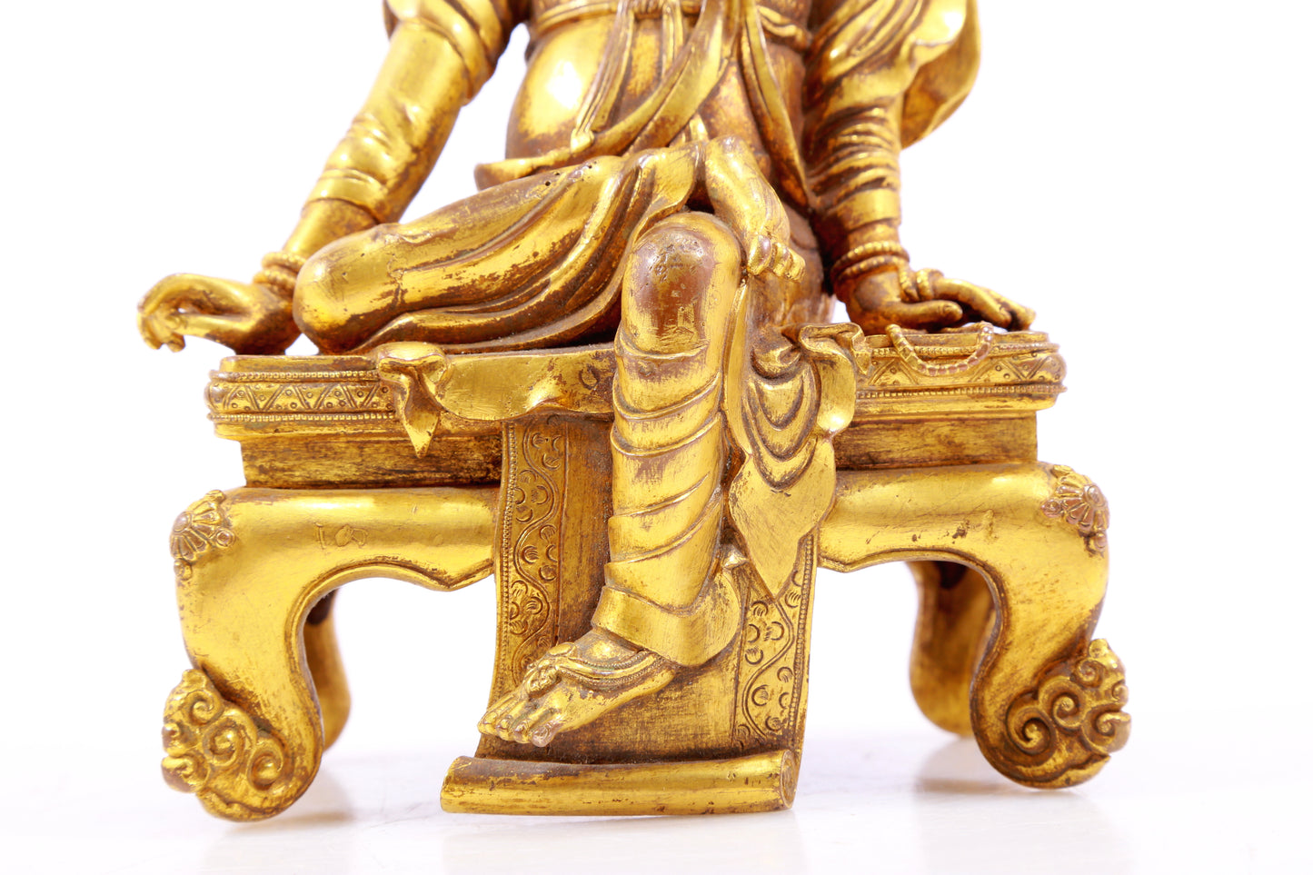 gilt bronze statue of Guanyin