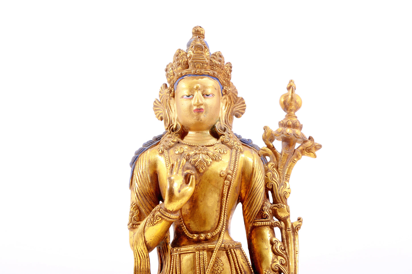 A Magnificent Gilt-Bronze Figure Of Tara