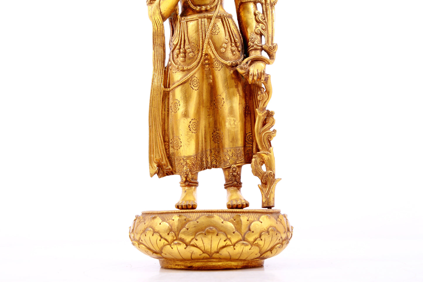 A Magnificent Gilt-Bronze Figure Of Tara