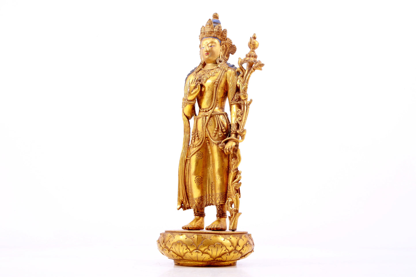 A Magnificent Gilt-Bronze Figure Of Tara