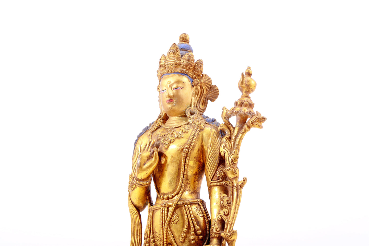 A Magnificent Gilt-Bronze Figure Of Tara