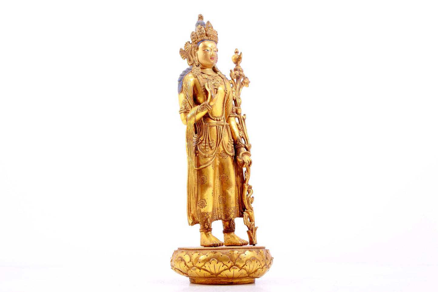 A Magnificent Gilt-Bronze Figure Of Tara