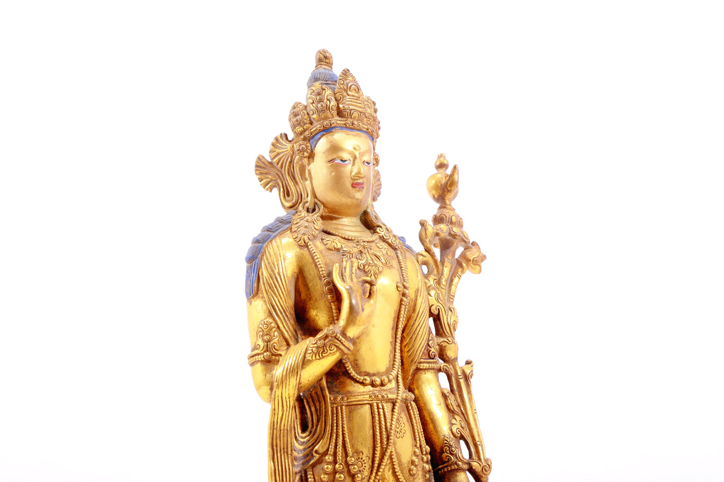 A Magnificent Gilt-Bronze Figure Of Tara