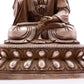 A Brilliant Silver-Bronze Figure Of Guanyin