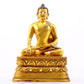 A gilt bronze statue of Gautama Buddha