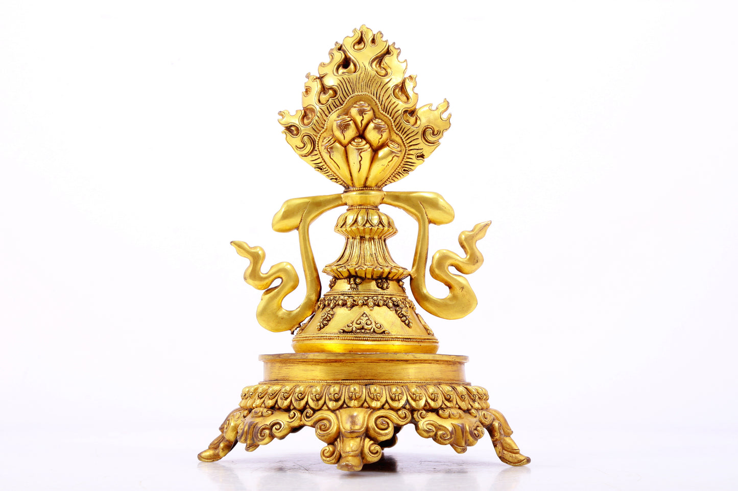 A Splendid Set Of Gilt-Bronze Ritual It