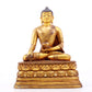 Wonderful Set Of Three Gilt-Bronze Figures Of Buddha Shakyamuni