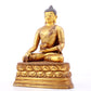 Wonderful Set Of Three Gilt-Bronze Figures Of Buddha Shakyamuni