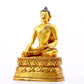 A gilt bronze statue of Gautama Buddha