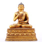 Wonderful Set Of Three Gilt-Bronze Figures Of Buddha Shakyamuni