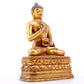 Wonderful Set Of Three Gilt-Bronze Figures Of Buddha Shakyamuni