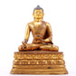 Wonderful Set Of Three Gilt-Bronze Figures Of Buddha Shakyamuni