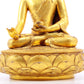 A Wonderful Set Of Three Gilt-Bronze Figures Of Buddha Shakyamuni