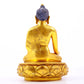 A Wonderful Set Of Three Gilt-Bronze Figures Of Buddha Shakyamuni