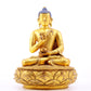 A Wonderful Set Of Three Gilt-Bronze Figures Of Buddha Shakyamuni