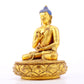 A Wonderful Set Of Three Gilt-Bronze Figures Of Buddha Shakyamuni