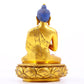 A Wonderful Set Of Three Gilt-Bronze Figures Of Buddha Shakyamuni