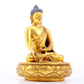 A Wonderful Set Of Three Gilt-Bronze Figures Of Buddha Shakyamuni