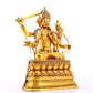 A gilt bronze statue of Manjushri Bodhisattva