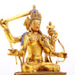 A gilt bronze statue of Manjushri Bodhisattva