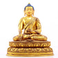 A Wonderful Set Of Three Gilt-Bronze Figures Of Buddha Shakyamuni