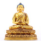 A Wonderful Set Of Three Gilt-Bronze Figures Of Buddha Shakyamuni